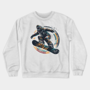 Snowboarding Crewneck Sweatshirt