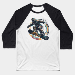Snowboarding Baseball T-Shirt