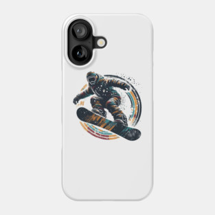 Snowboarding Phone Case