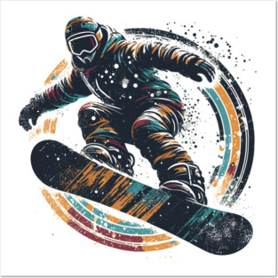 Snowboarding Posters and Art