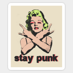 stay punk Sticker