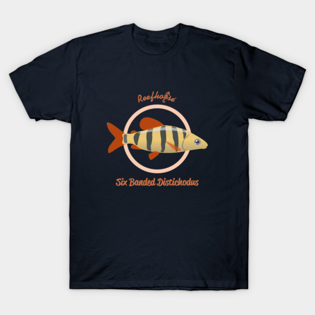 Six Banded Distichodus T-Shirt by Reefhorse