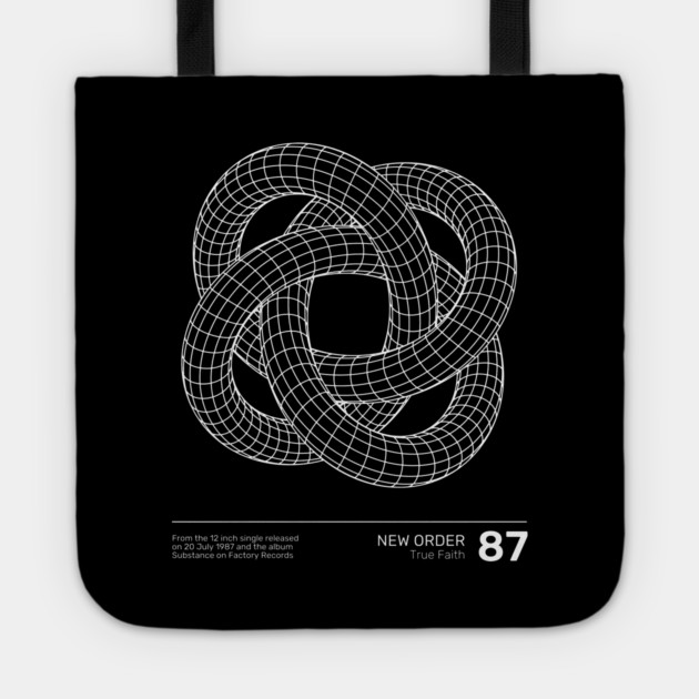 New Order True Faith Tote by Timeless Chaos