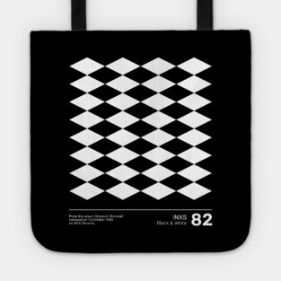 INXS Black and White Tote