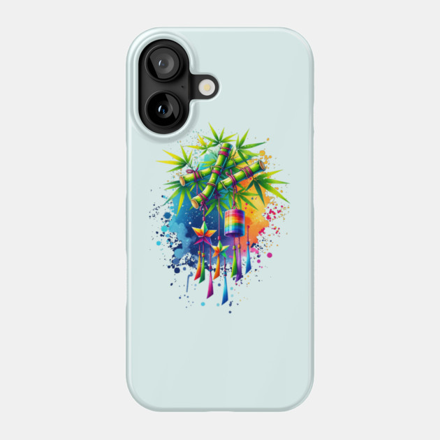 Watercolor Tanabata Tree Phone Case by HolidayBug
