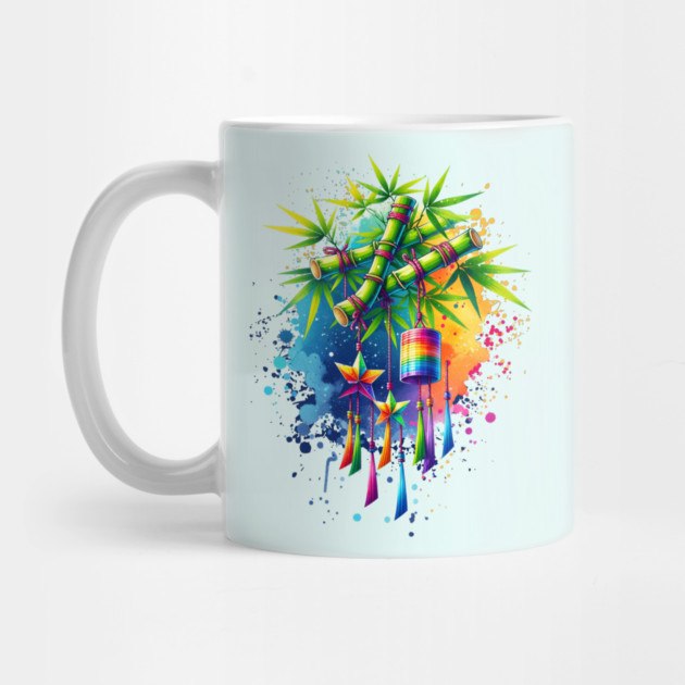 Watercolor Tanabata Tree by HolidayBug