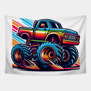Monster Truck Tapestry
