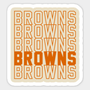 BROWNS Sticker
