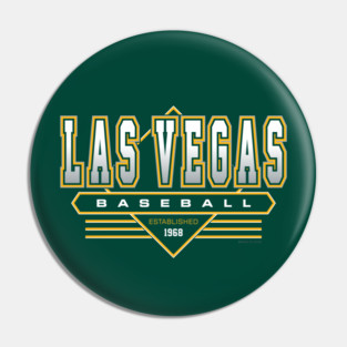 Las Vegas, Oakland Baseball Retro, Vintage Athletics, A's Inspired 90s Throwback Pin