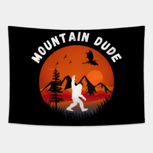 Mountain Dude Tapestry