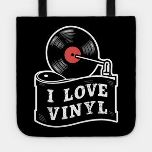 I Love Vinyl Tote