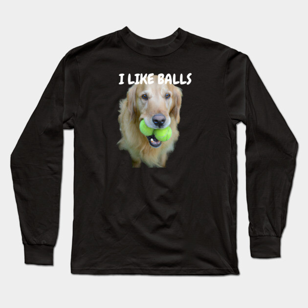Balls! Long Sleeve T-Shirt by Low Life Shirts