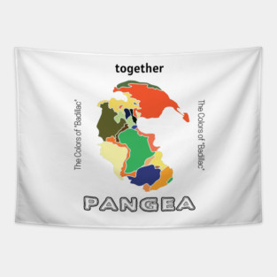 together PANGEA The Colors of "Badillac" Tapestry