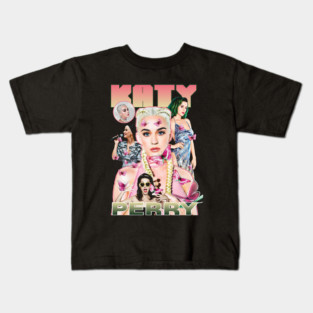 Katy Perry Vintage Collage Kids T-Shirt