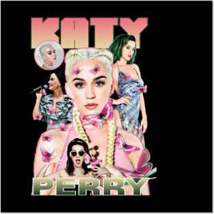 Katy Perry Vintage Collage Posters and Art