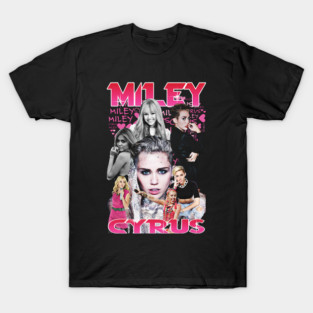 Miley Cyrus Vintage Collage T-Shirt