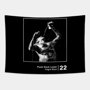 Punk Rock Loser // Vintage Fanart Tribute Tapestry