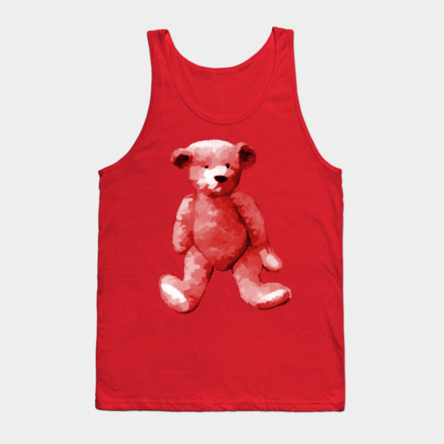 Pink Bear Tank Top by DonWillisJrArt