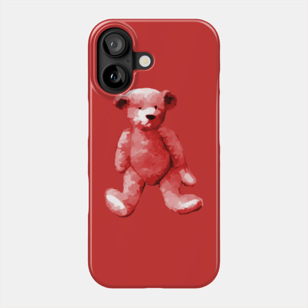 Pink Bear Phone Case by DonWillisJrArt