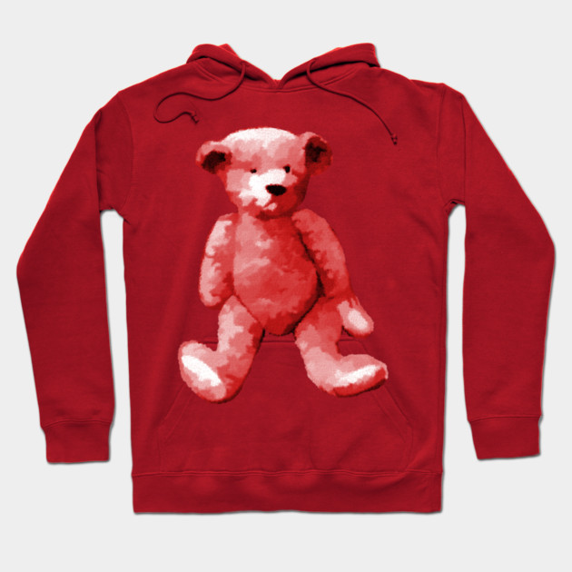 Pink Bear Hoodie by DonWillisJrArt