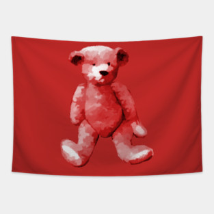 Pink Bear Tapestry