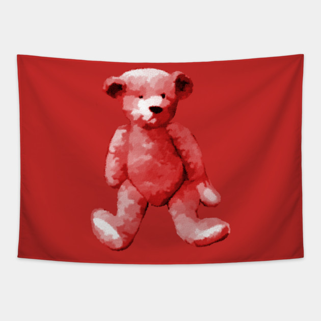 Pink Bear Tapestry by DonWillisJrArt