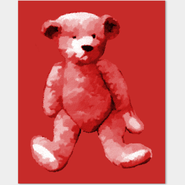 Pink Bear Wall Art by DonWillisJrArt