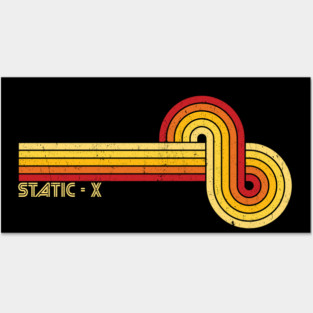 Static - X / Sunset Line Posters and Art