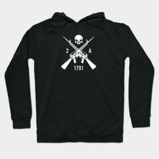 Second Amendment Crossed Rifles Hoodie