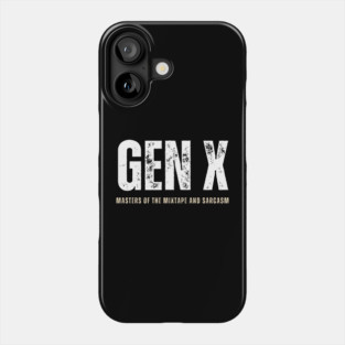 Gen X Retro Vibes Design for True Generation Xers Phone Case