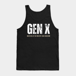 Gen X Retro Vibes Design for True Generation Xers Tank Top