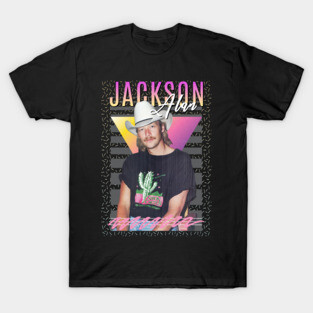 Alan Jackson 80s Aesthetic Fan Art T-Shirt