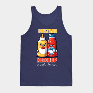 MUSTARD KETCHUP FRIENDS FOREVER Tank Top