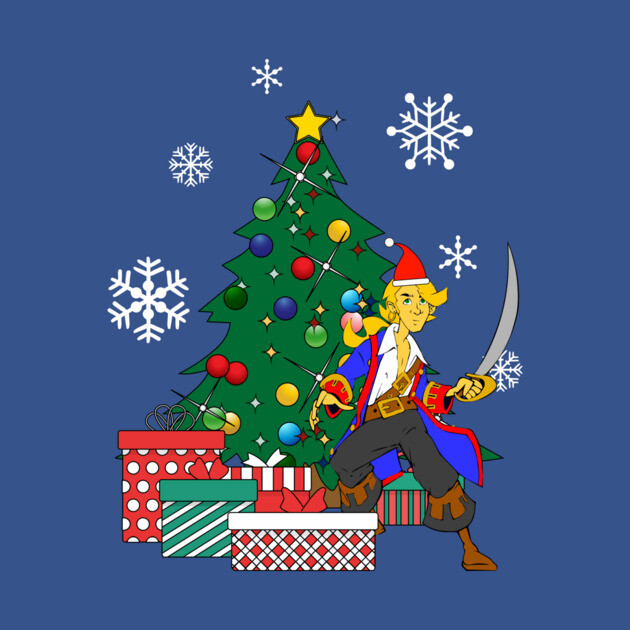 Guybrush Threepwood Around The Christmas Tree Monkey Island