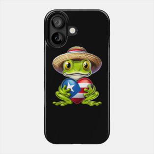 Puerto Rico Coqui Frog Phone Case