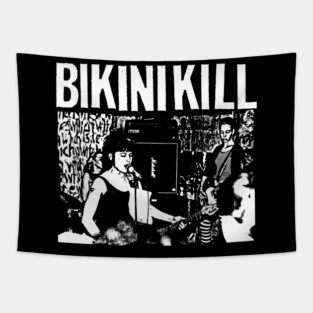 bikini kill fan art desgn Tapestry