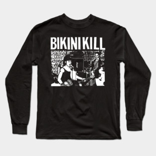 bikini kill fan art desgn Long Sleeve T-Shirt