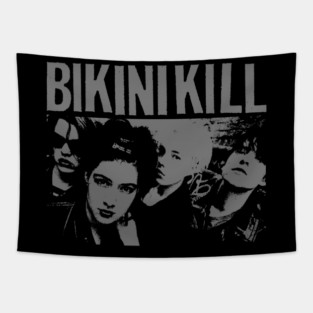 bikini kill fan art desgn Tapestry