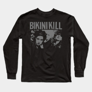 bikini kill fan art desgn Long Sleeve T-Shirt