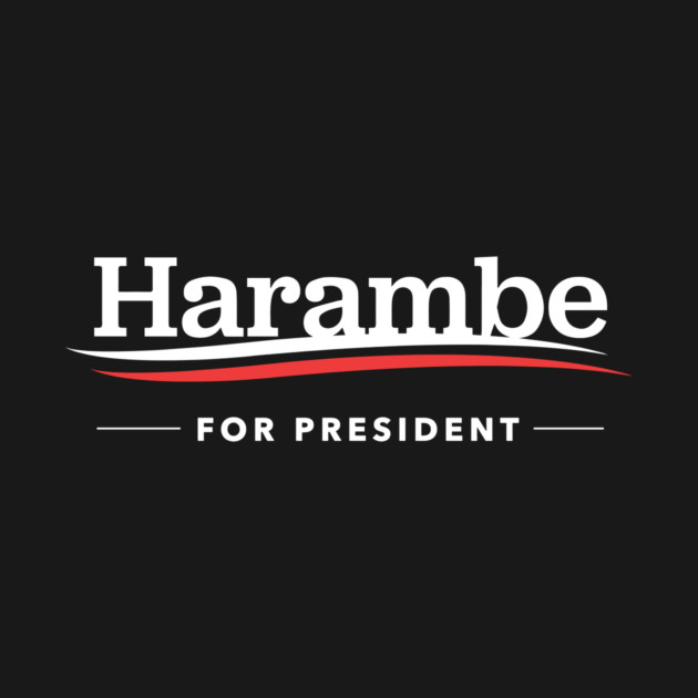 Harambe For President by dumbshirts