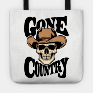 Gone Country Outlaw Western Cowboy Tote