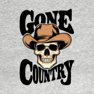 Gone Country Outlaw Western Cowboy T-Shirt