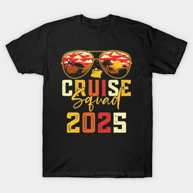 Cruise Squad 2025 Matching Summer Vacation Family Group T-Shirt by Artisan Vibes Studio ⭐⭐⭐⭐⭐