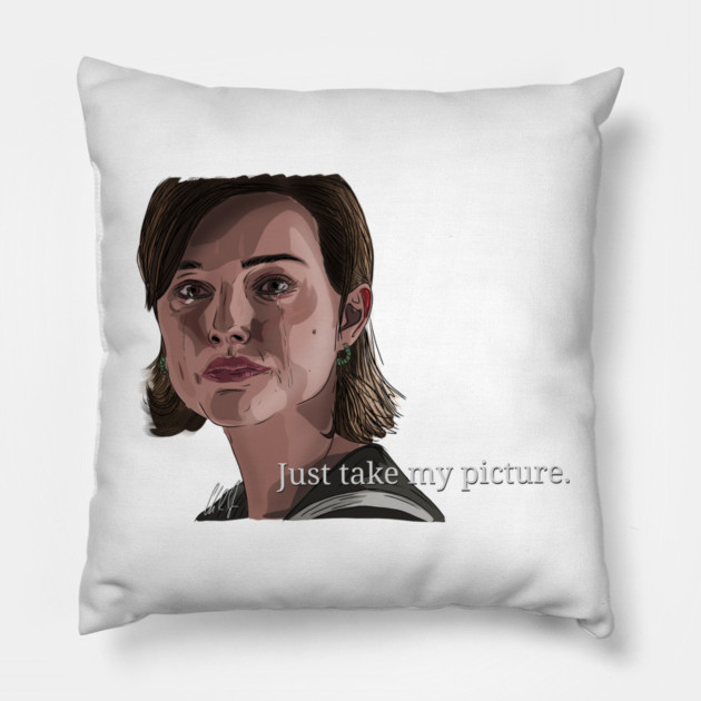 Closer: Just Take My Picture Pillow by 51Deesigns