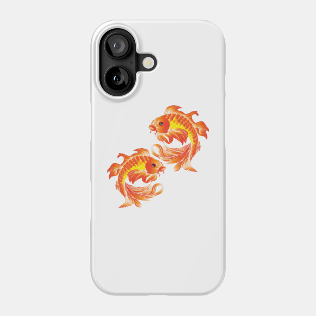 2 Koi Phone Case by DickinsonDesign