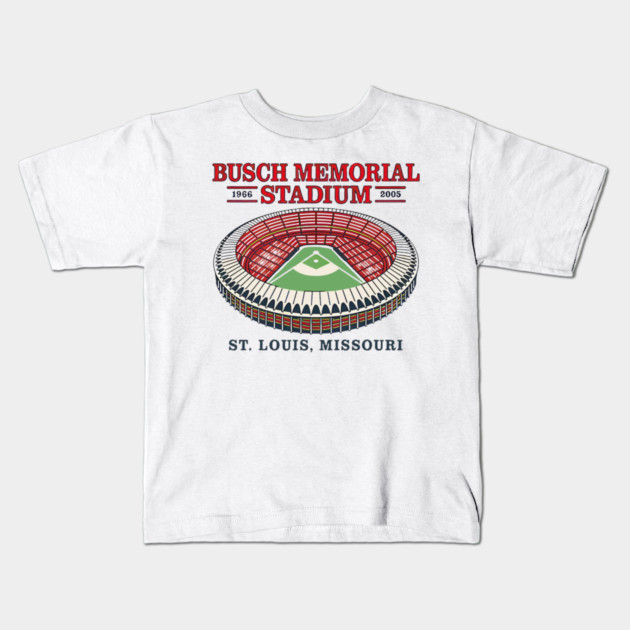 Busch Memorial Stadium Kids T-Shirt by Litehouse Tees