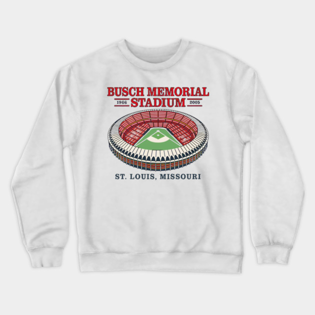 Busch Memorial Stadium Crewneck Sweatshirt by Litehouse Tees