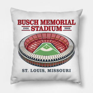 Busch Memorial Stadium Pillow