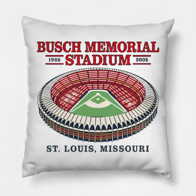 Busch Memorial Stadium Pillow by Litehouse Tees