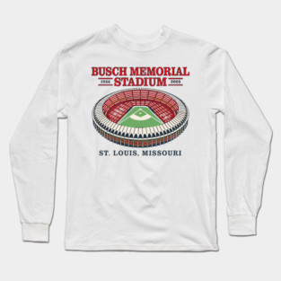 Busch Memorial Stadium Long Sleeve T-Shirt